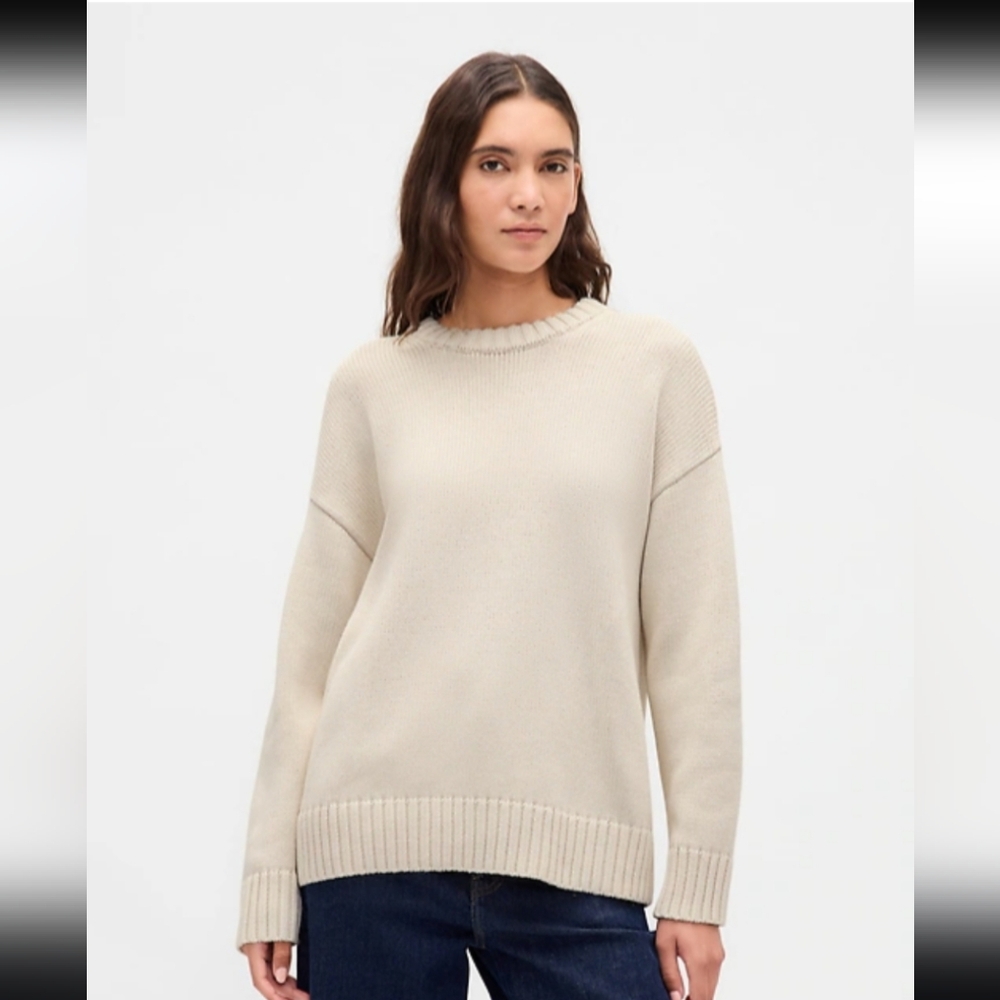 Gap 100% Cotton Crewneck Knit Sweater